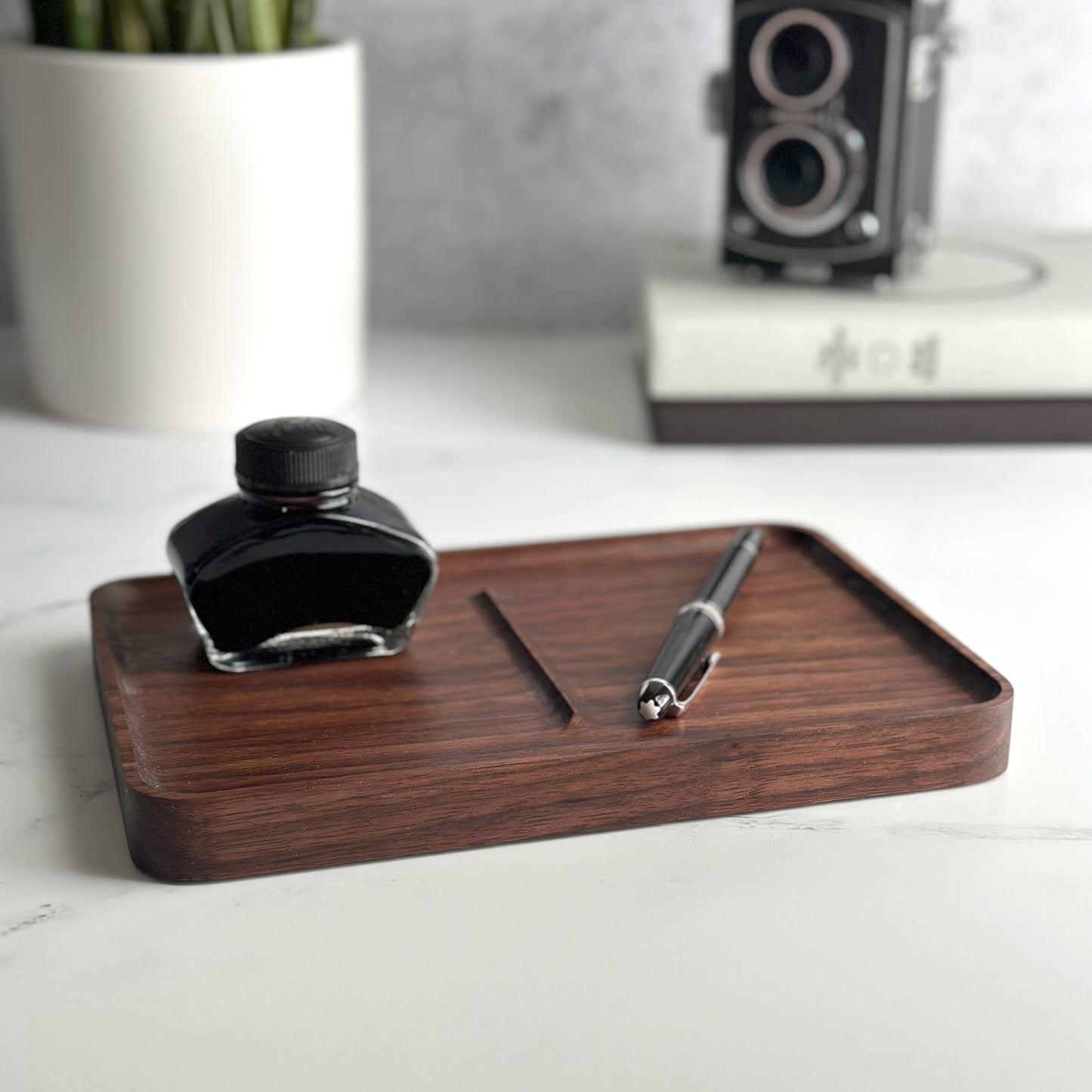 Walnut Valet Tray