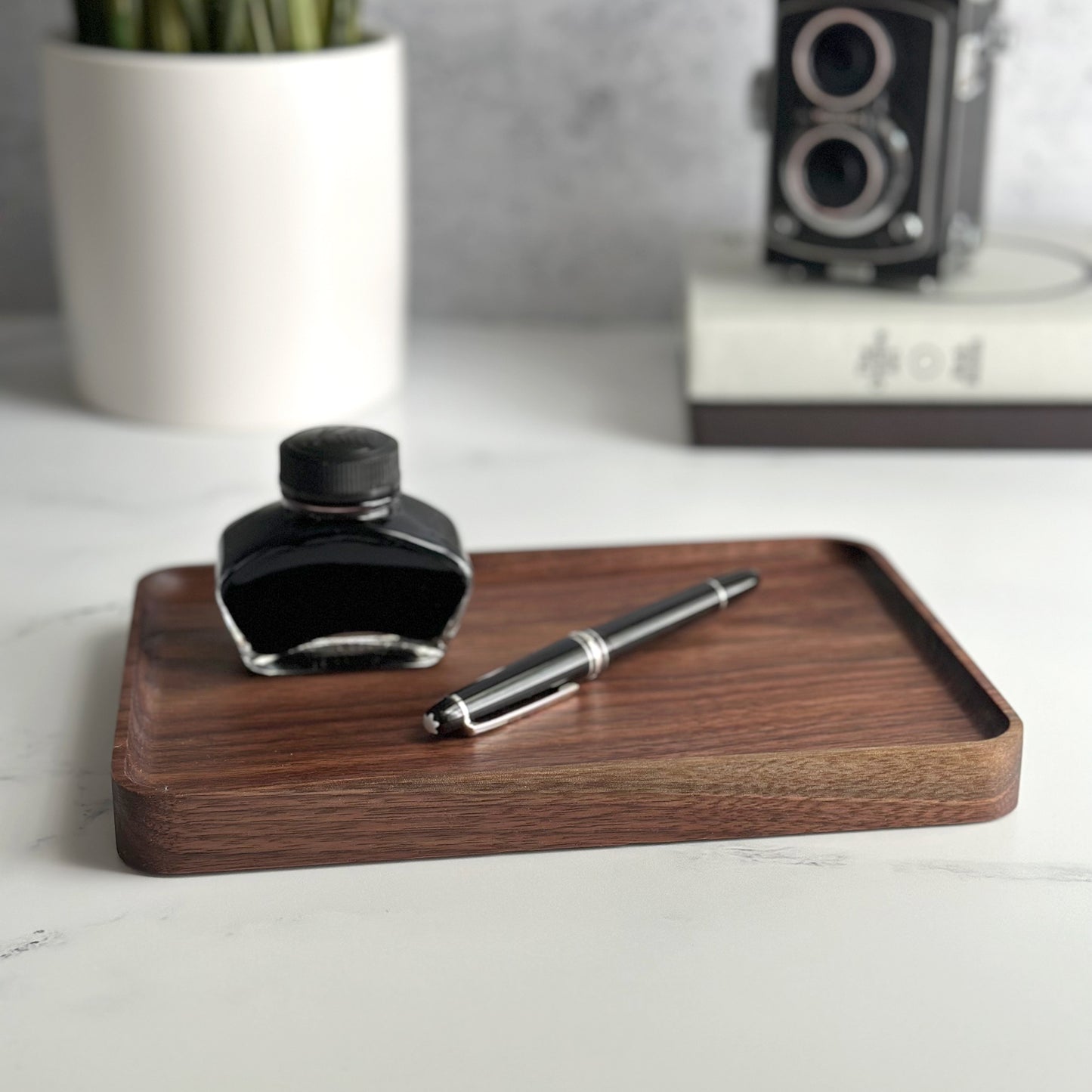 Walnut Valet Tray
