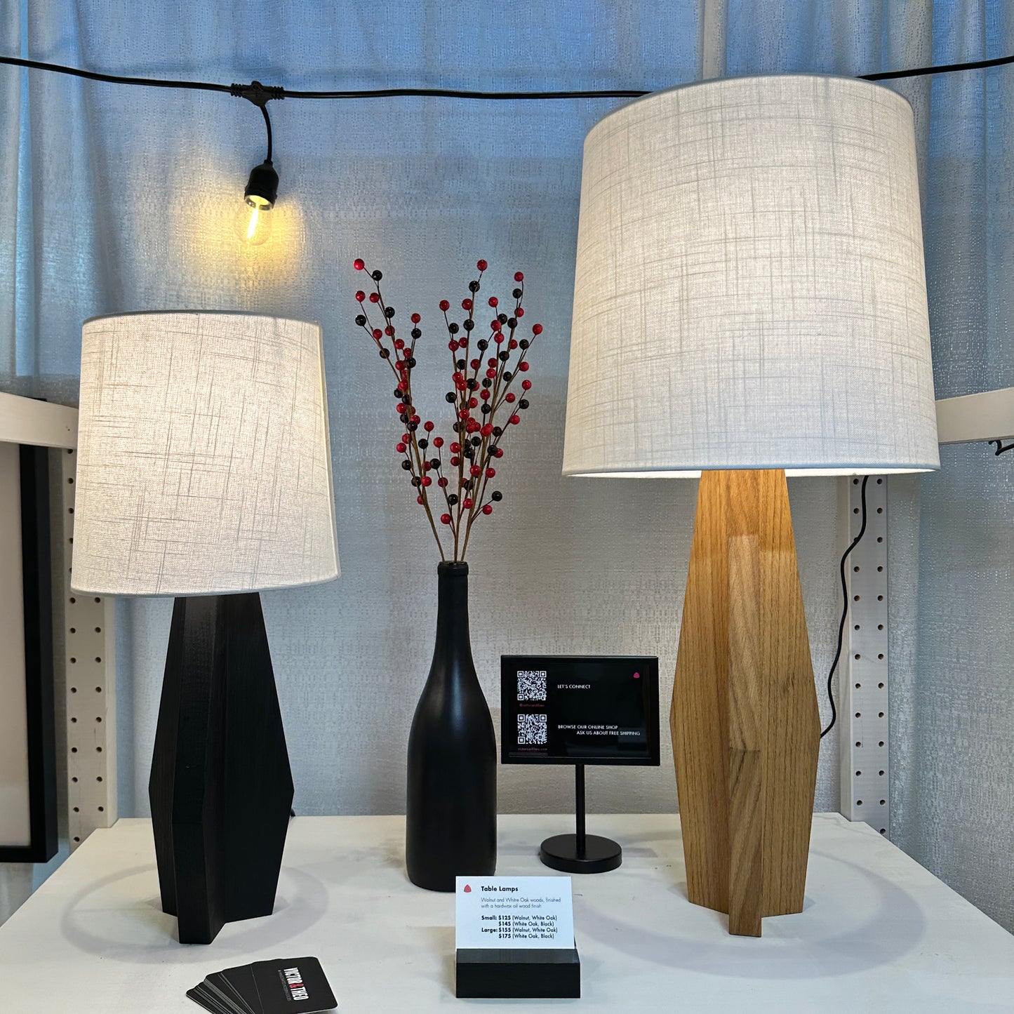 White Oak Table Lamp