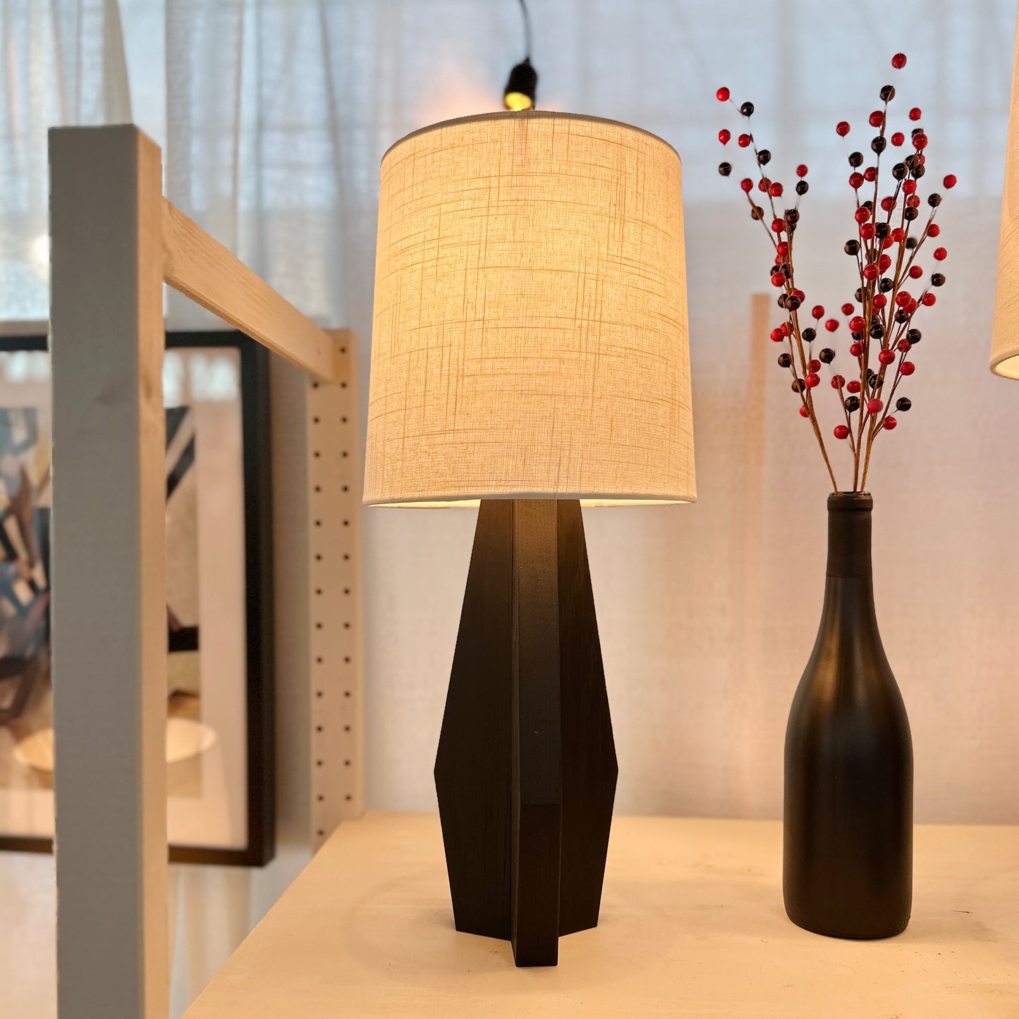 White Oak Table Lamp