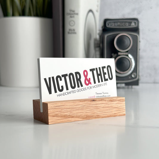 Slant Business Card Stand